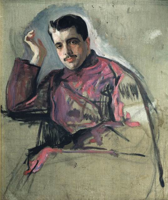 Серов В.А. Портрет С.П.Дягилева. 1904. ГРМ Серов В.А. Портрет С.П.Дягилева. 1904. ГРМ